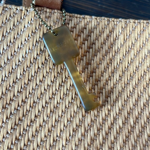 Vintage Y2K Fossil Hobo Straw Tote Bag 75082 - Picture 4 of 4